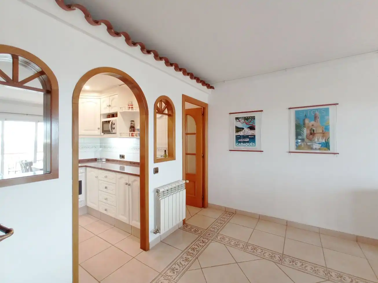 Küche von Wohnung zur Miete in Mataró mit Heizung, Terrasse und Möbliert
