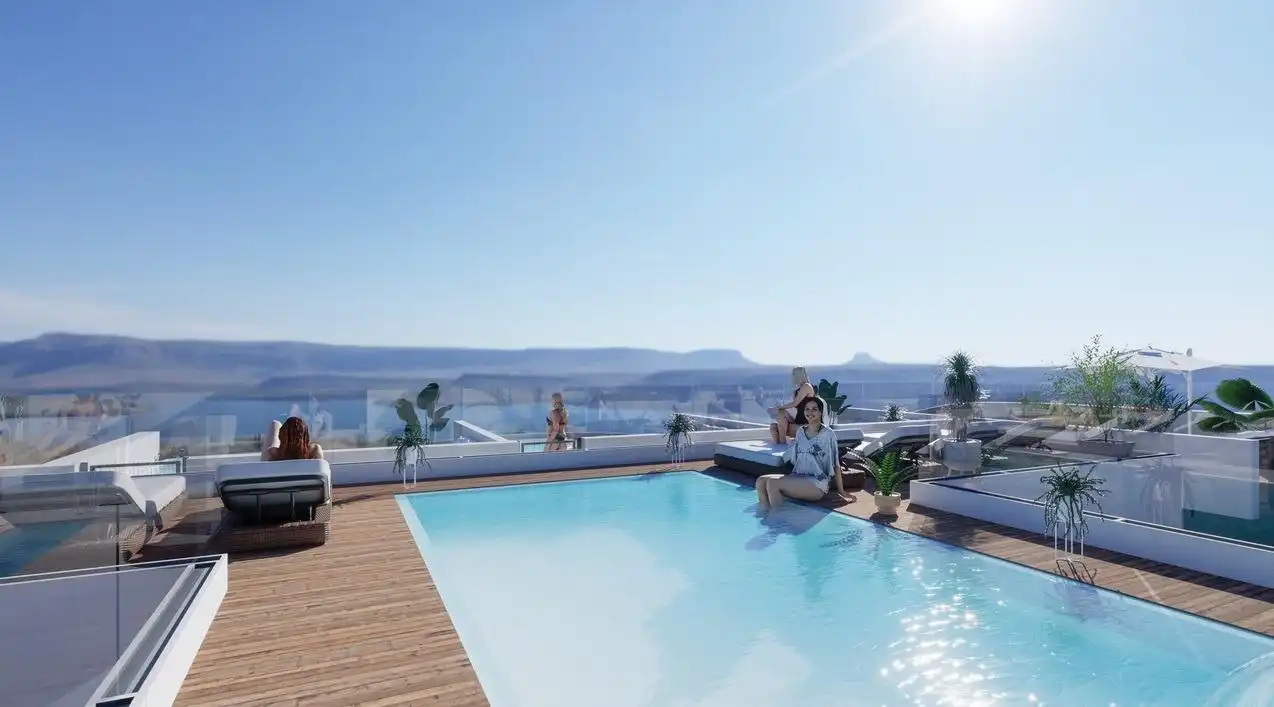 Piscina de Pis en venda en Cartagena amb Terrassa i Piscina comunitària