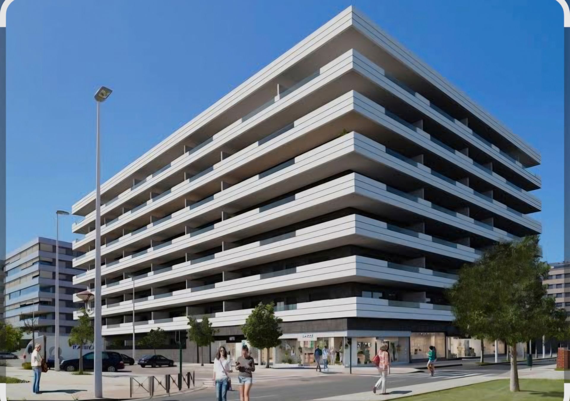 Vista exterior de Pis de lloguer en Elche / Elx amb Aire condicionat, Terrassa i Moblat