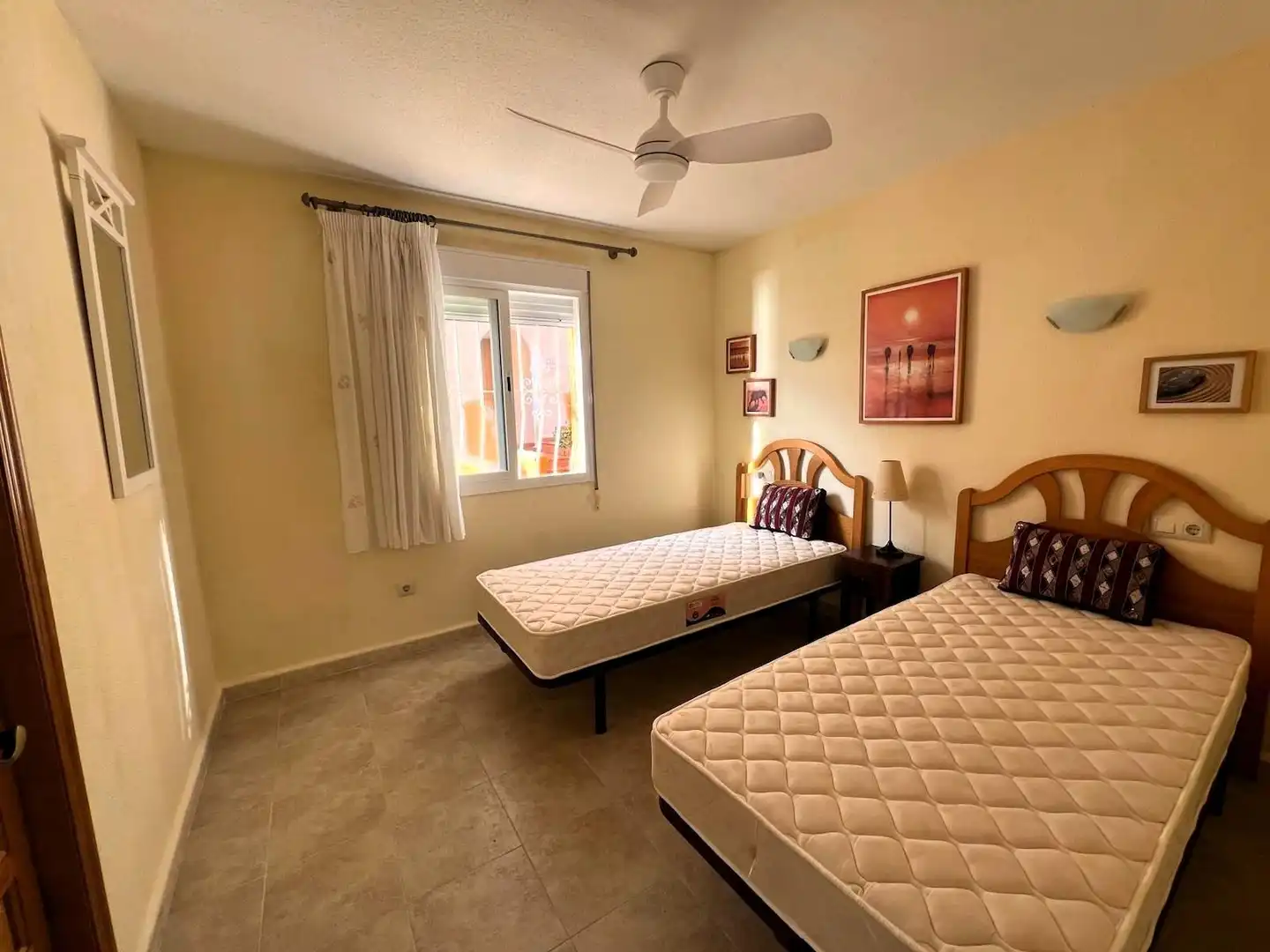 Dormitori de Apartament de lloguer en Benitachell / El Poble Nou de Benitatxell amb Jardí privat, Terrassa i Piscina comunitària