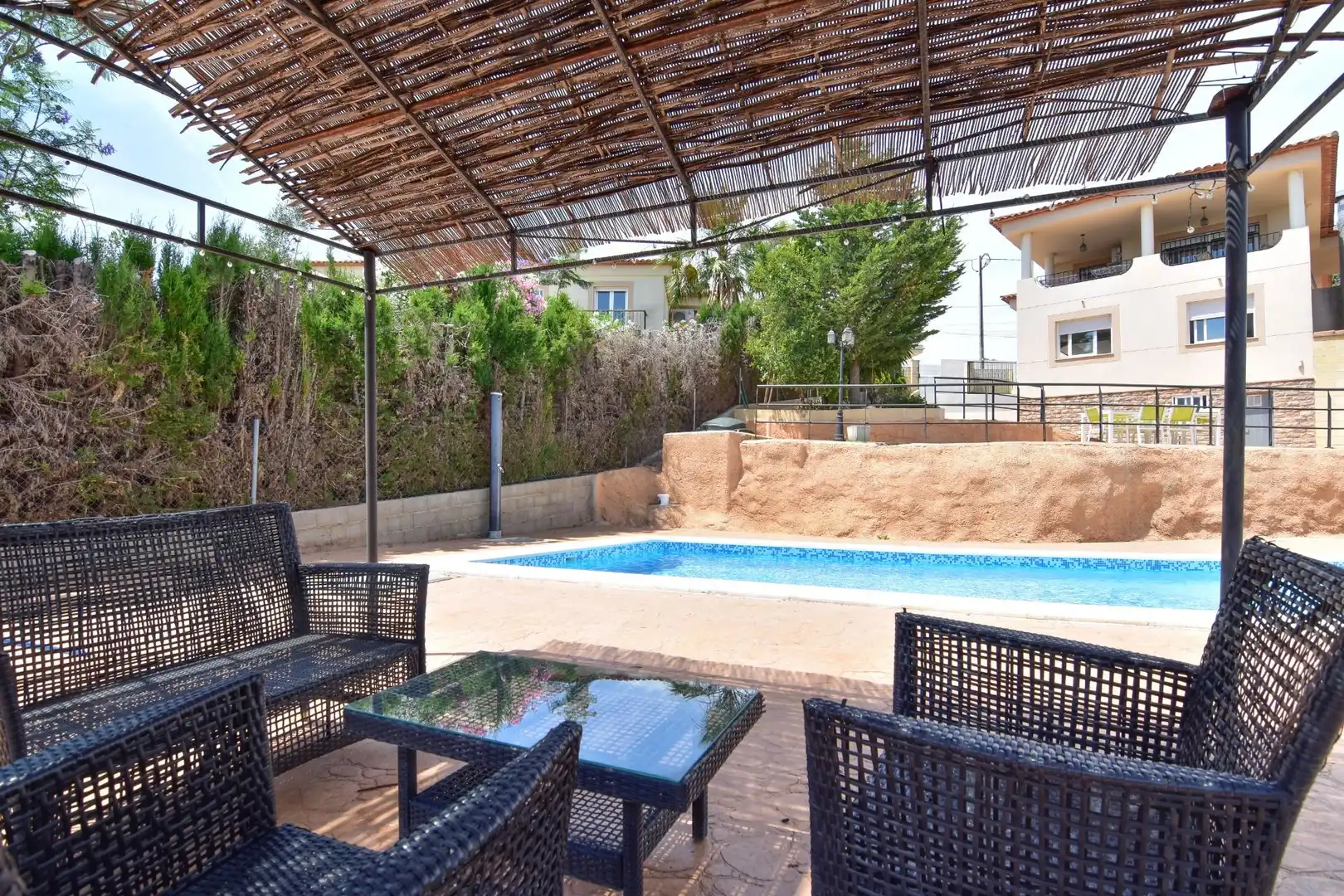 Swimming pool of Houses for sale in Catadau  with Air Conditioner, Heating and Terrace
