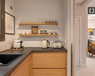 Kitchen of Flat to rent in  Barcelona Capital  with Air Conditioner, Heating and Furnished