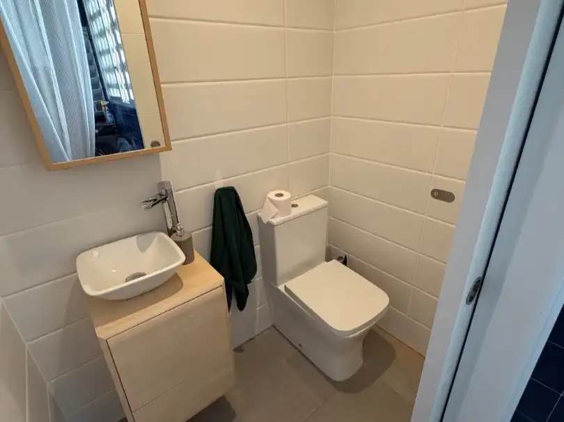 Bathroom of Flat for rent in Santa Pola  with Air Conditioner, Terrace and Balcony
