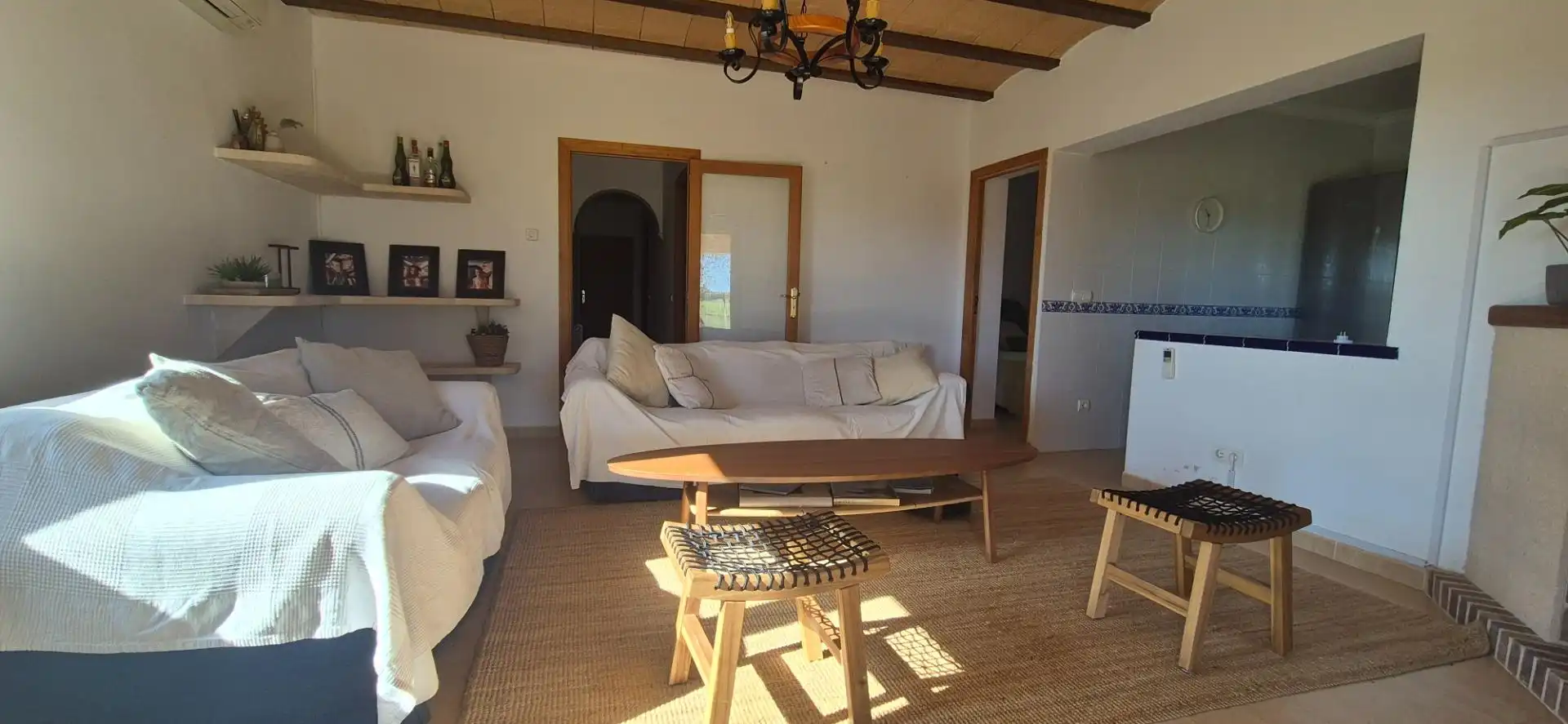 Sala d'estar de Casa o xalet de lloguer en Campos amb Aire condicionat, Calefacció i Piscina