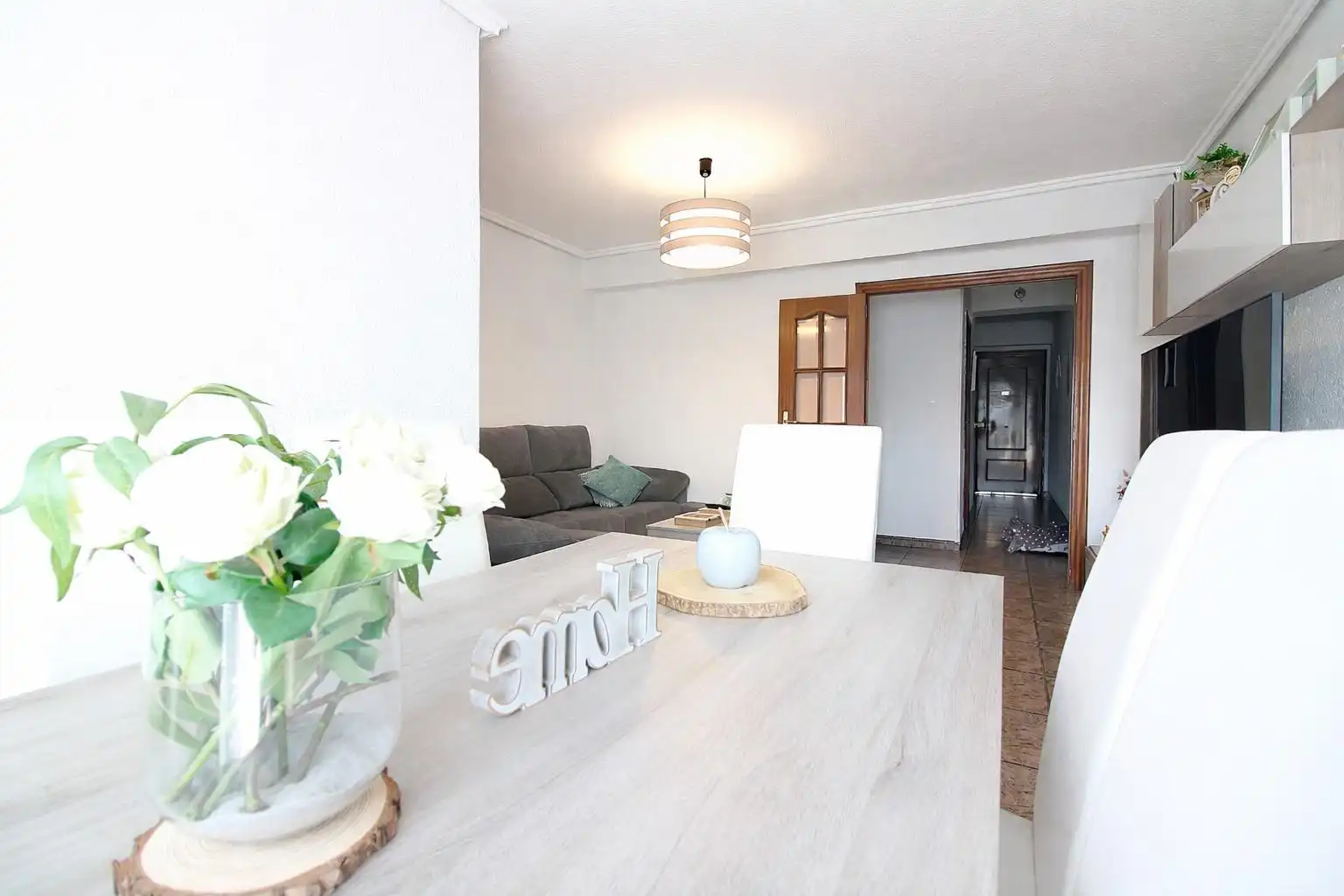 Sala de estar de Piso en venta en Valencia con Aire acondicionado y Balcón