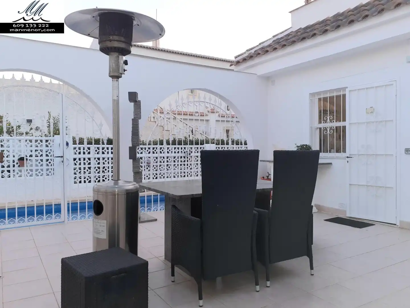 Terrassa de Casa o xalet en venda en Los Alcázares amb Calefacció, Jardí privat i Terrassa