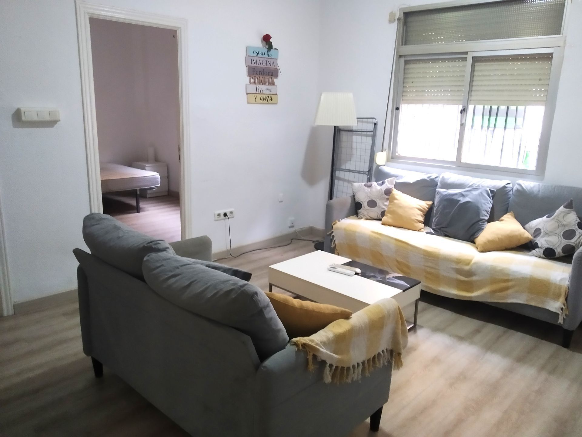 Living room of Flat for sale in Málaga Capital  with Air Conditioner and Furnished
