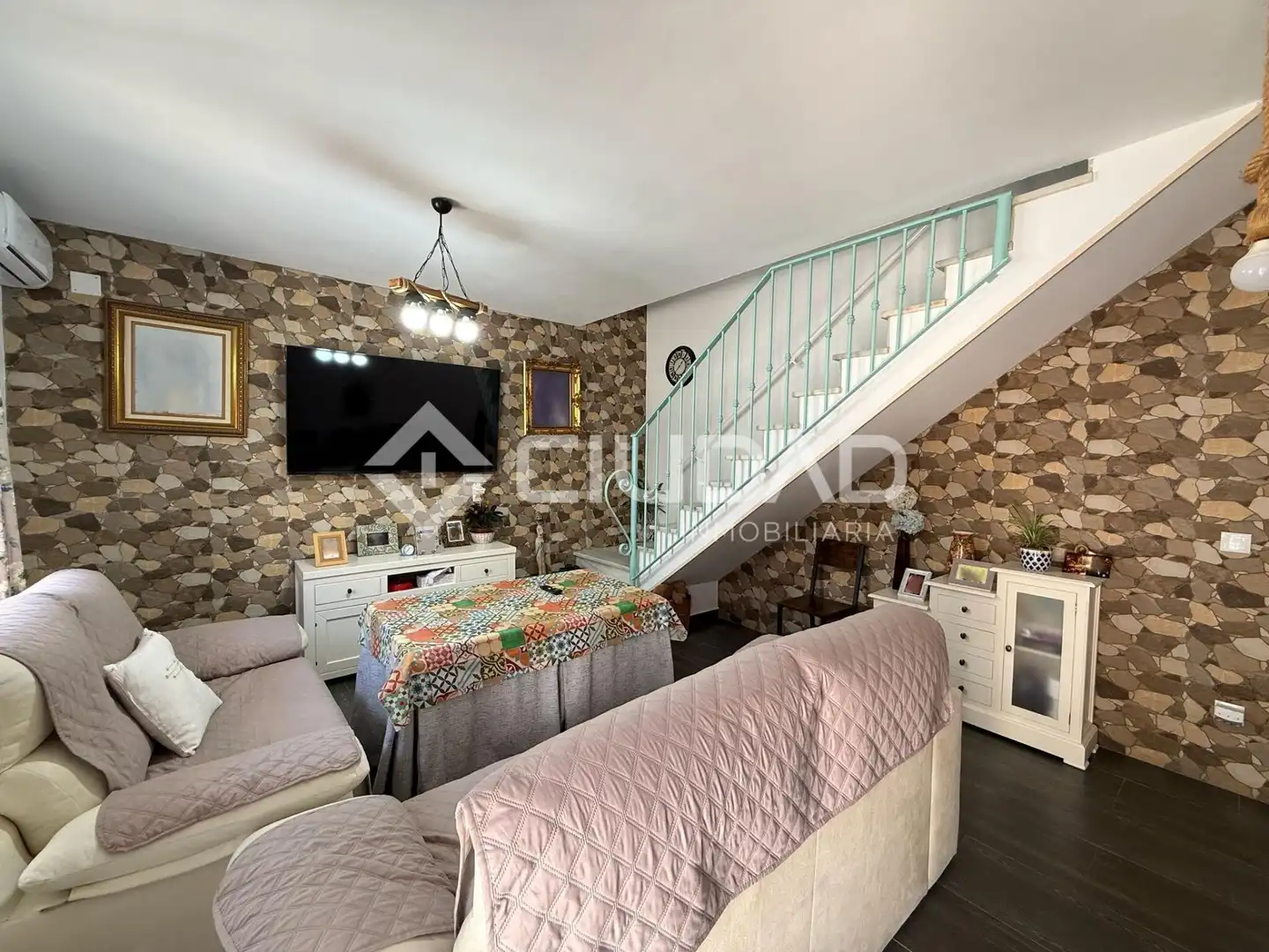 Sala de estar de Casa o chalet en venta en Chipiona con Aire acondicionado y Balcón