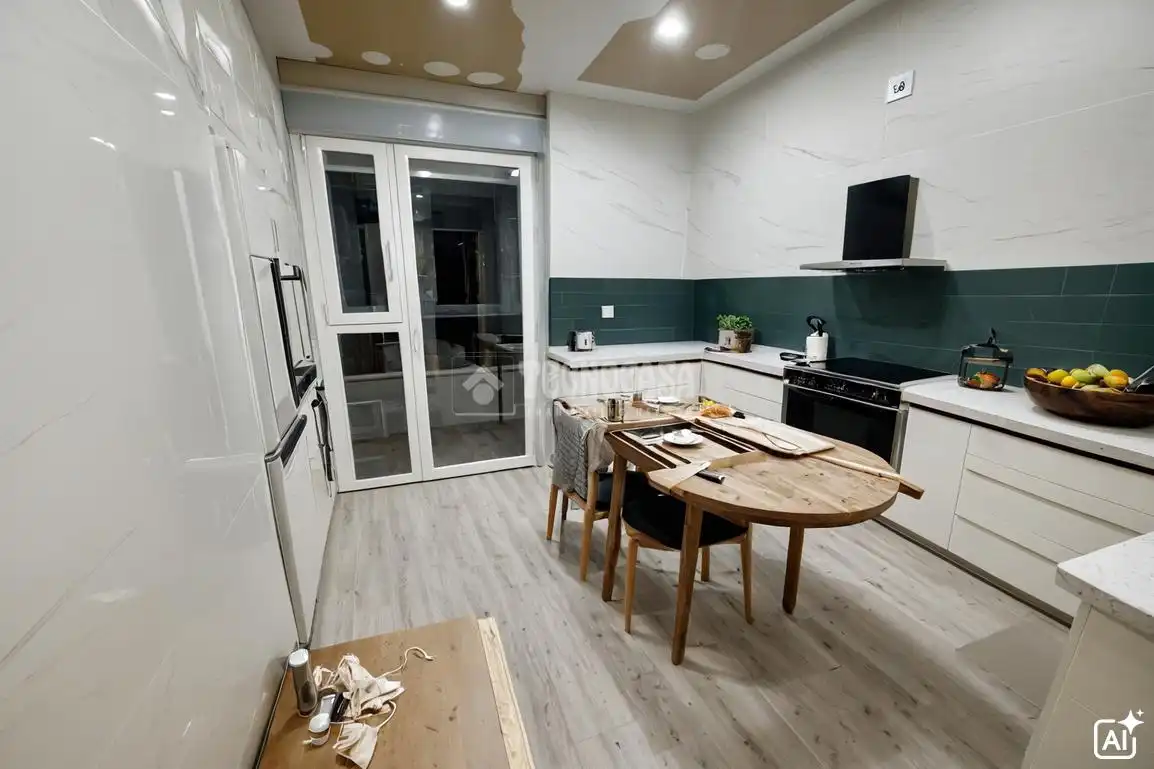 Cuina de Pis en venda en León Capital  amb Calefacció i Terrassa