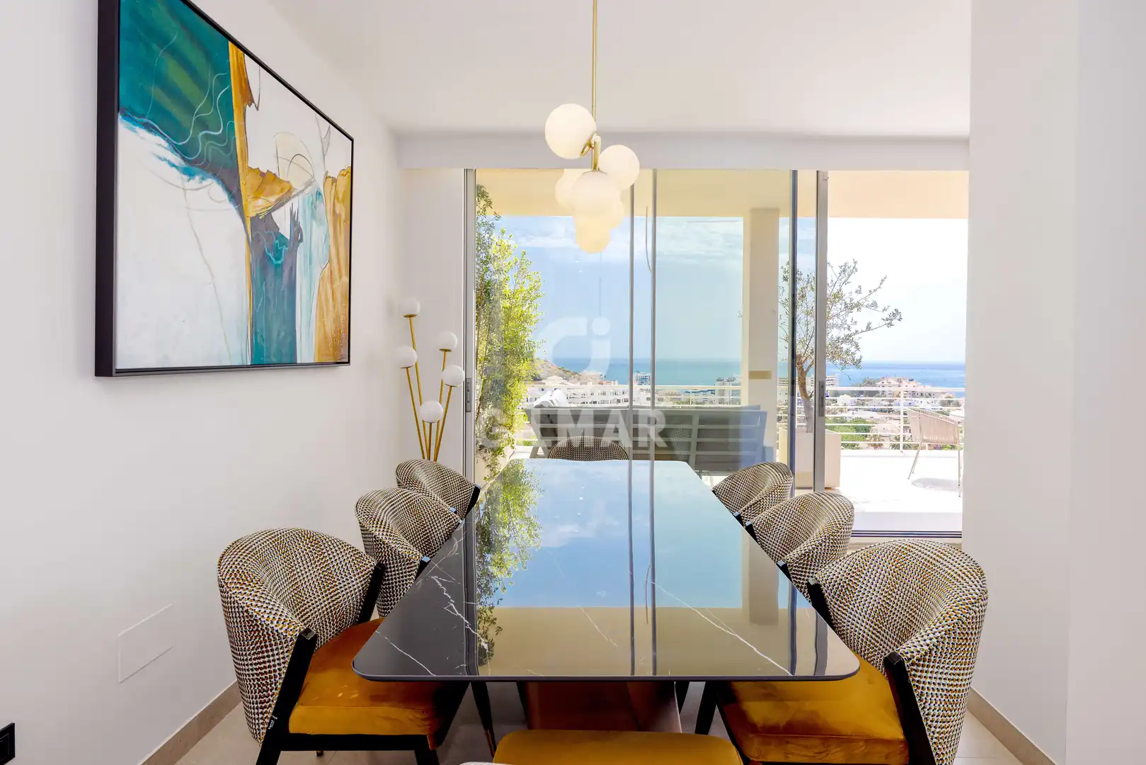 Comedor de Dúplex en venta en Benalmádena con Calefacción, Jardín privado y Piscina