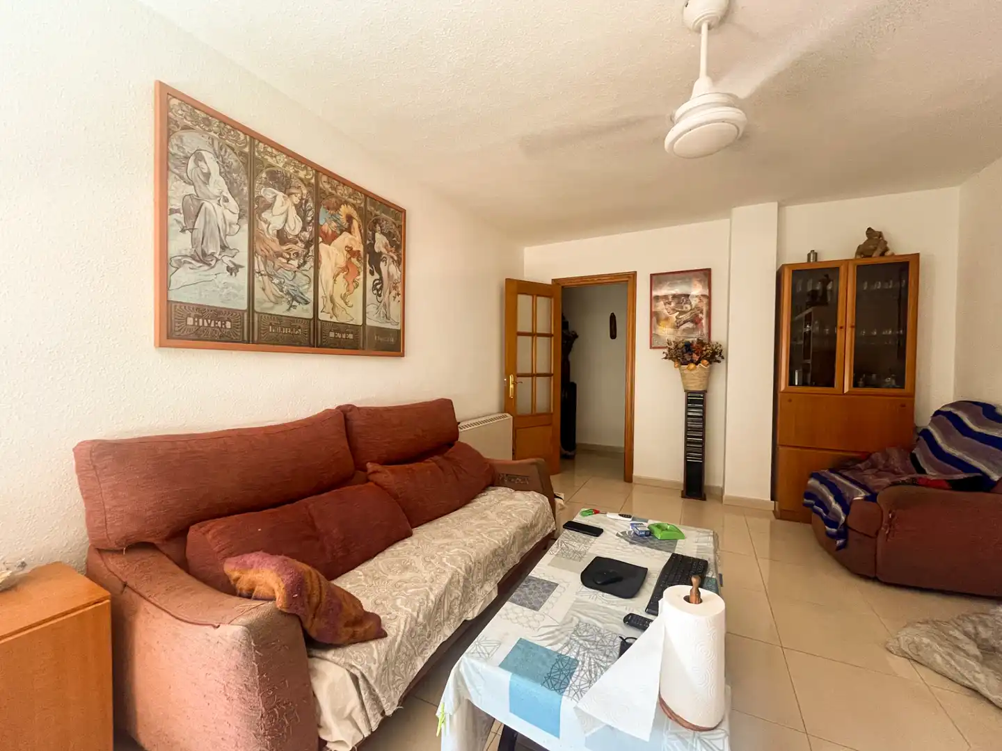 Sala de estar de Piso en venta en Petrés con Aire acondicionado, Amueblado y Horno