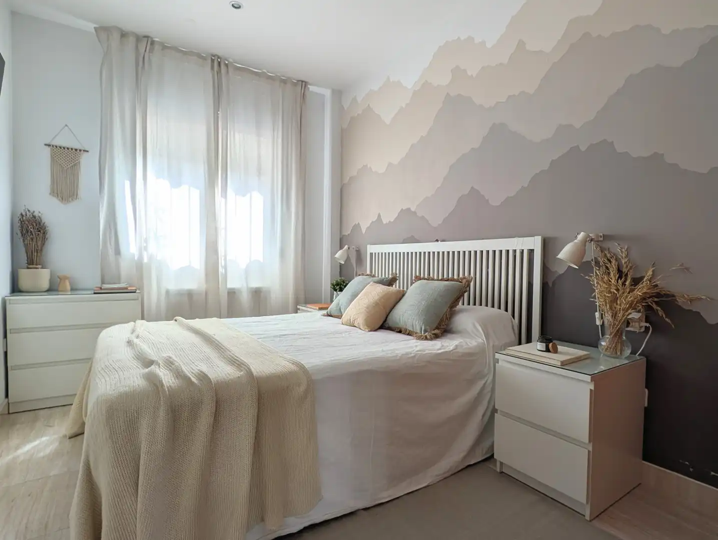 Schlafzimmer von Erdgeschoss zum Verkauf in Mataró mit Klimaanlage, Heizung und Terrasse