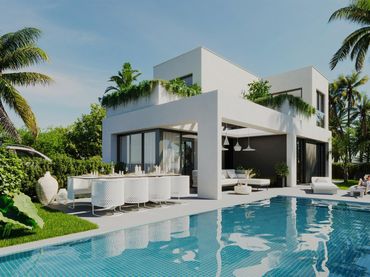 Villa con piscina in vendita a Golf Bahía