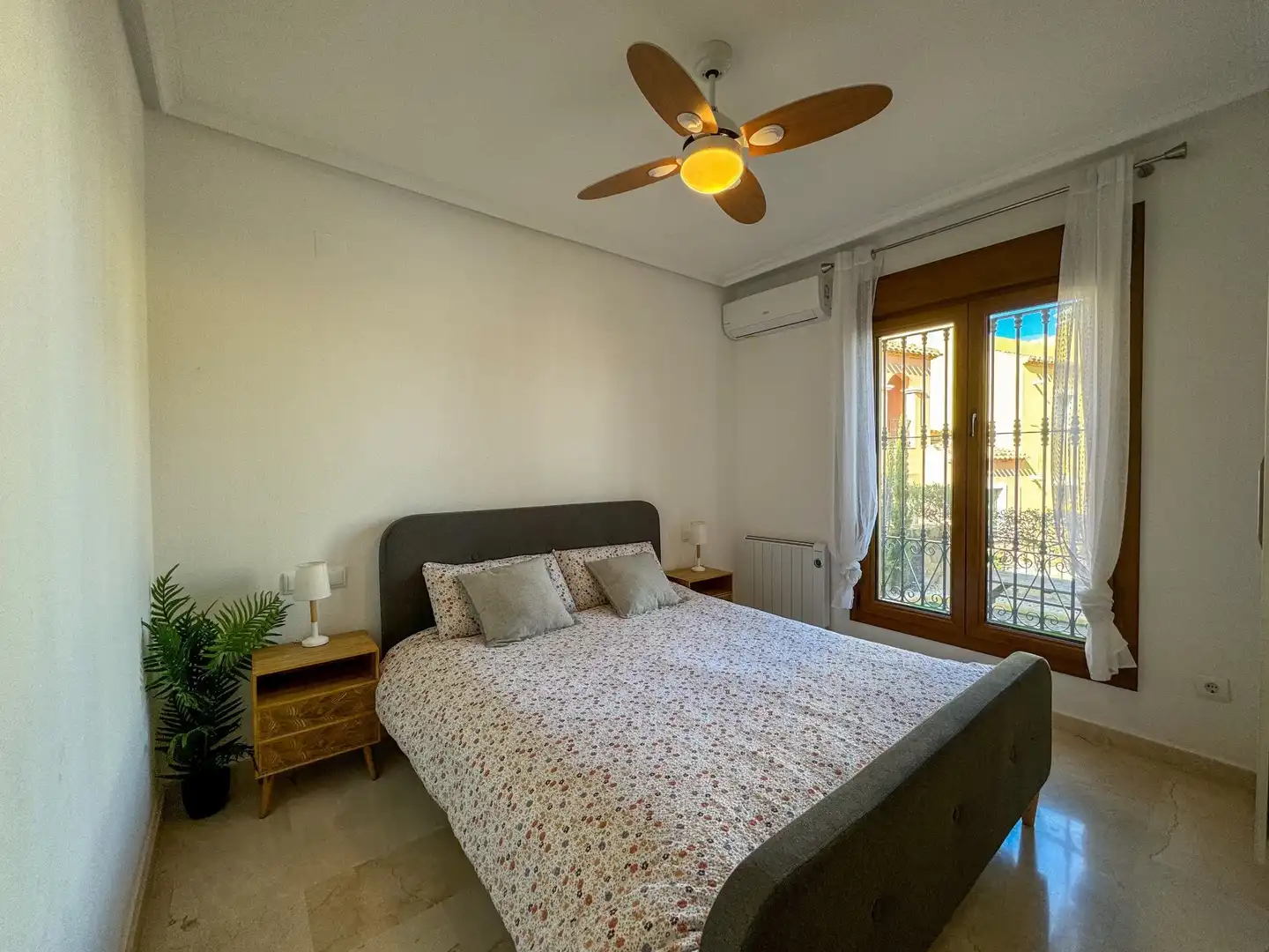 Bedroom of Detached homes for rent in Algorfa  with Air Conditioner, Heating and Private garden