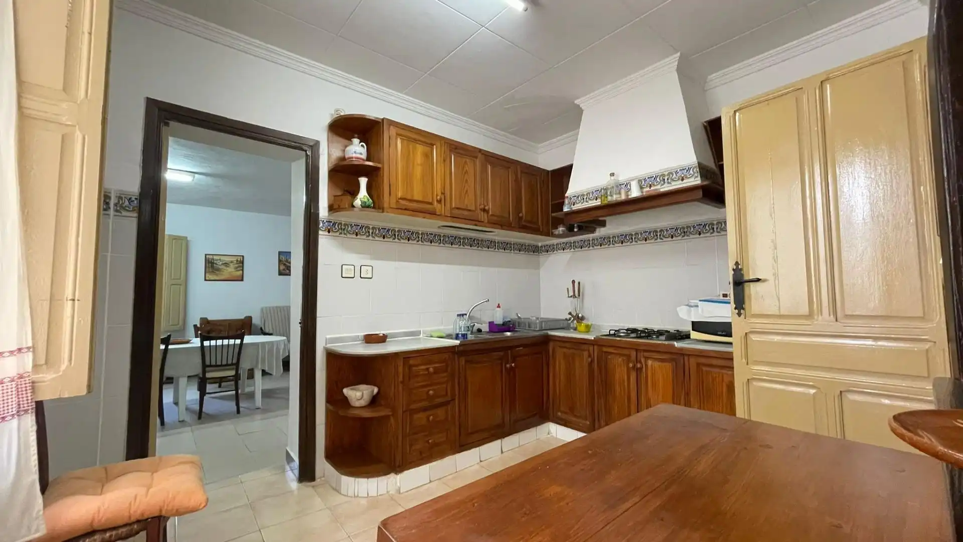 Cocina de Finca rústica en venta en Fuente Álamo de Murcia con Amueblado