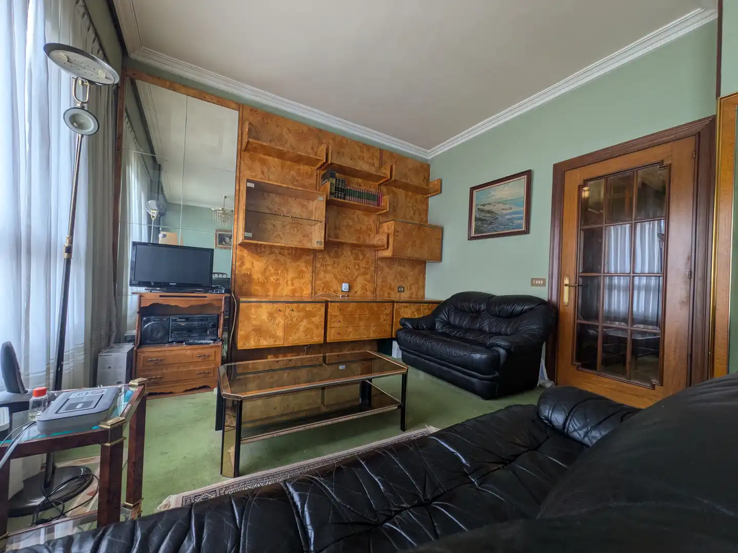 Sala de estar de Piso en venta en Bilbao  con Calefacción y Amueblado