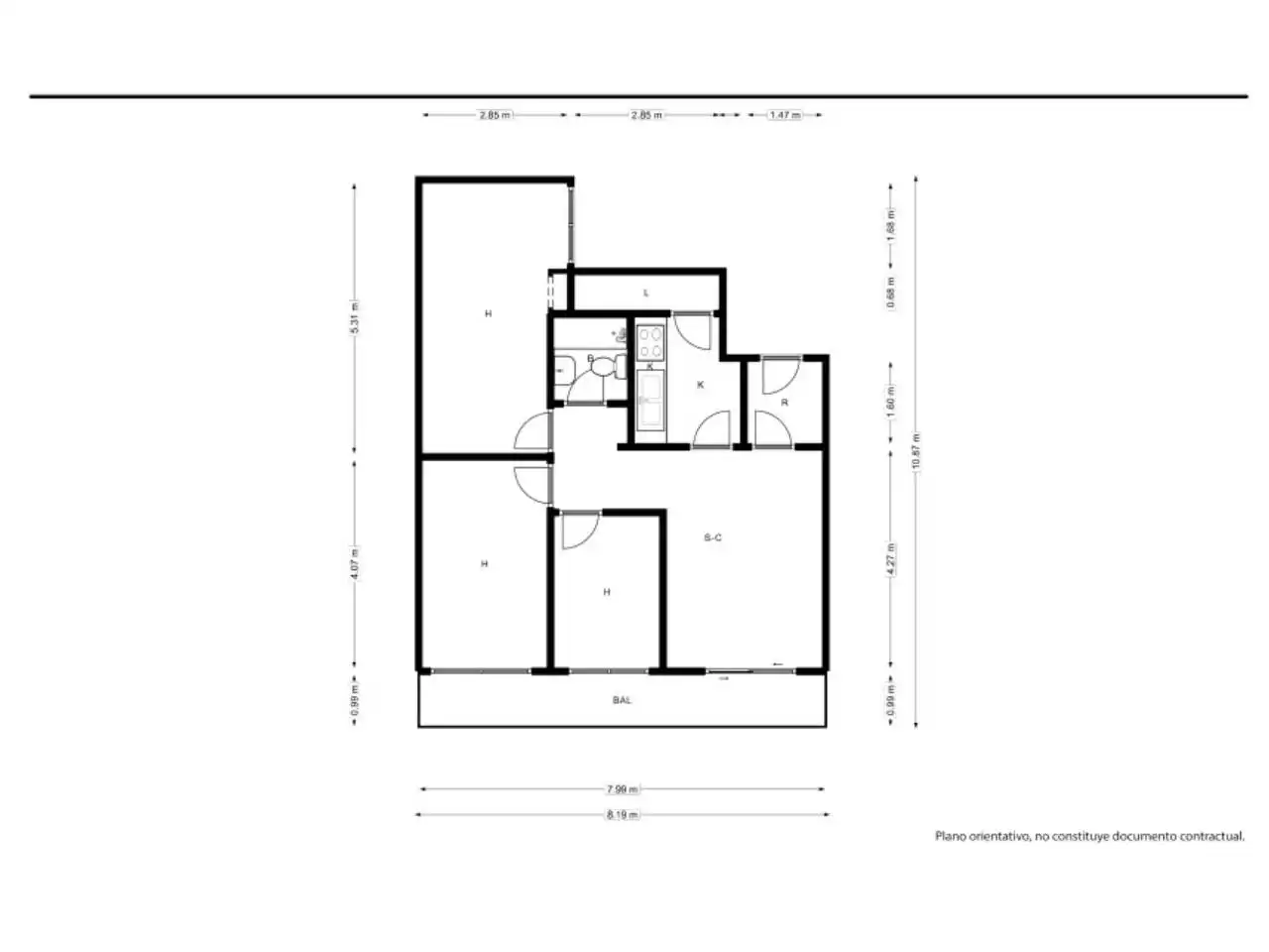Flat for sale in Sabadell  with Heating, Parquet flooring and Balcony