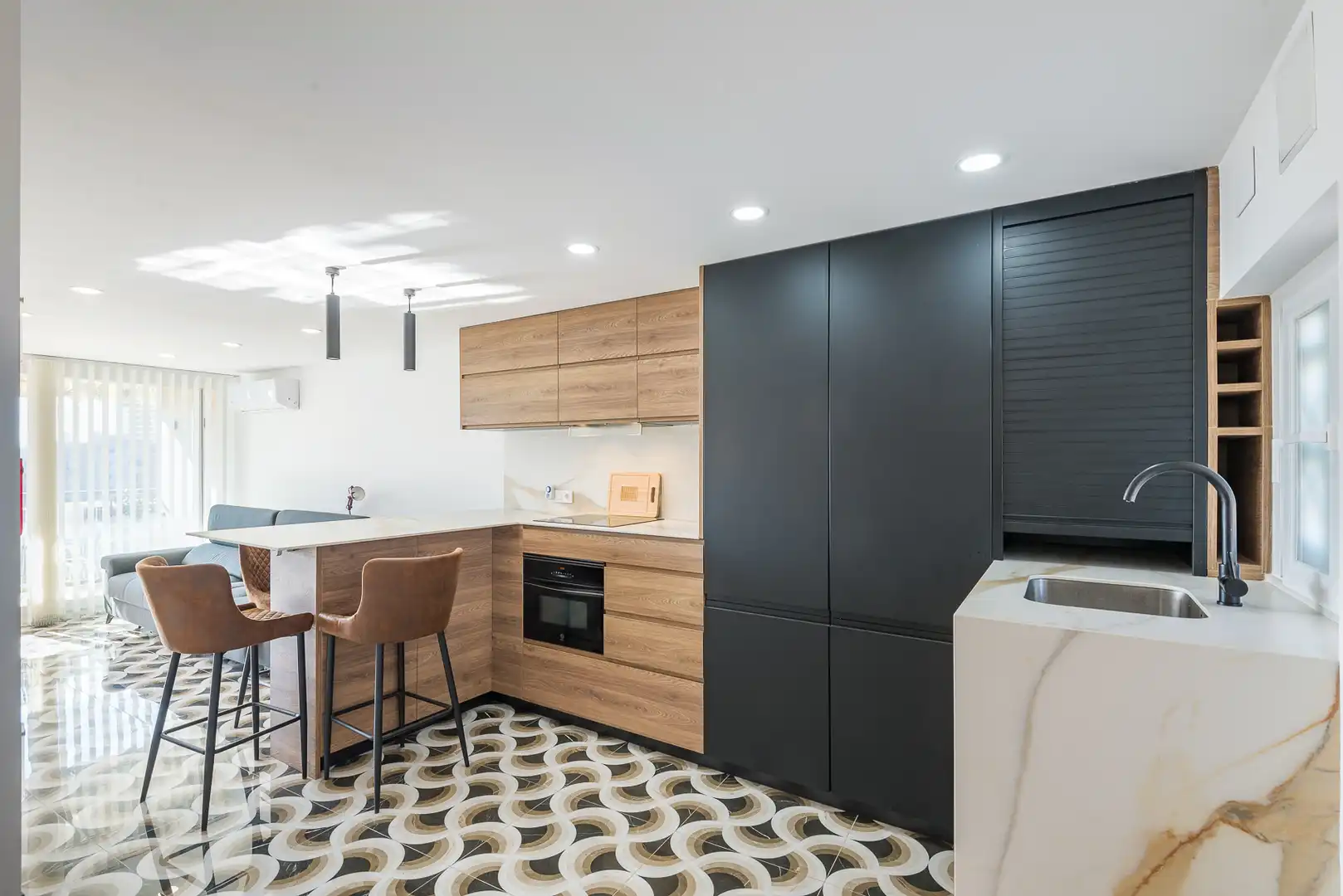 Cocina de Piso en venta en Alicante / Alacant con Aire acondicionado, Terraza y Amueblado
