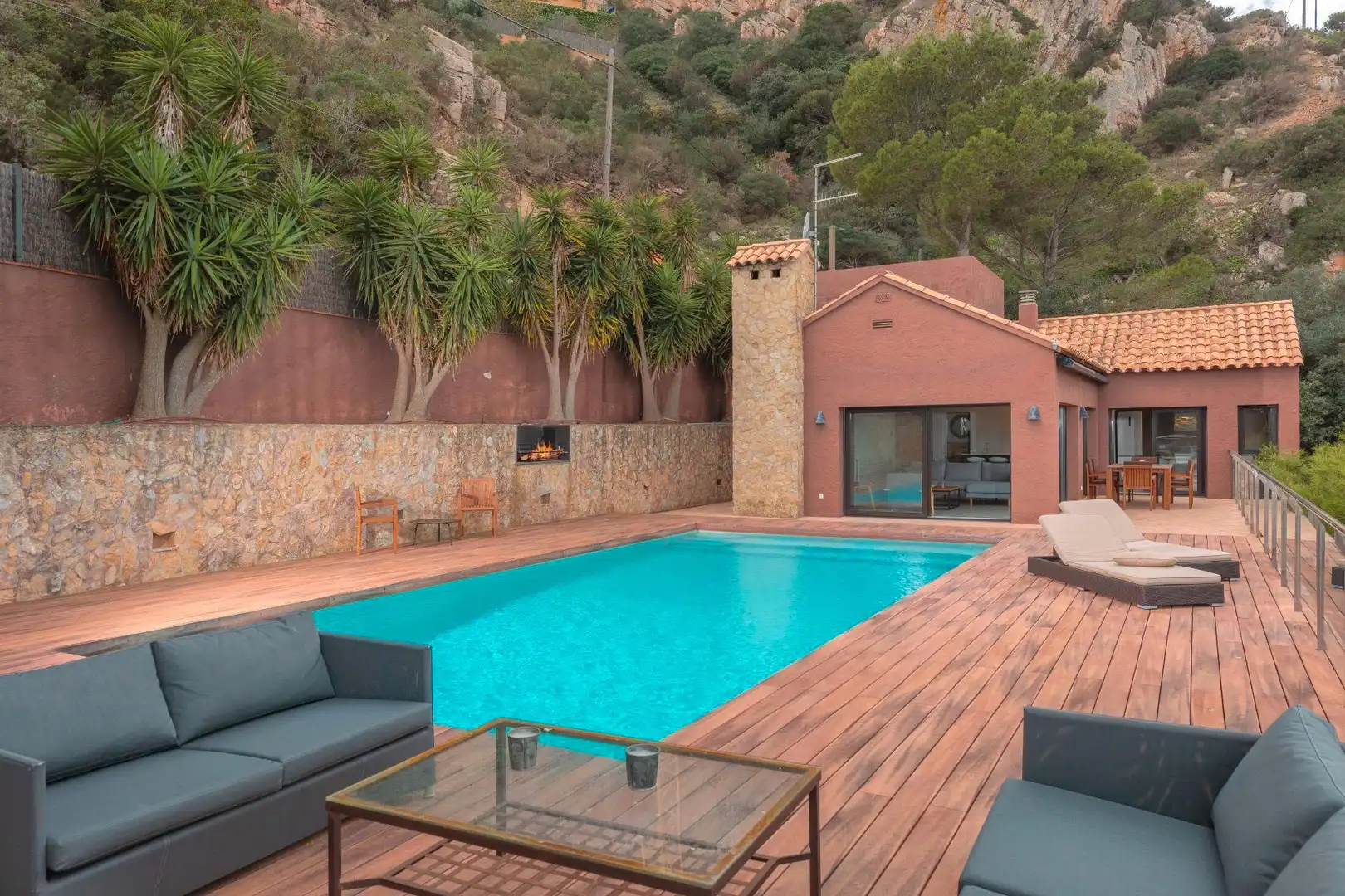 Swimming pool of Houses for sale in Begur  with Air Conditioner, Heating and Private garden