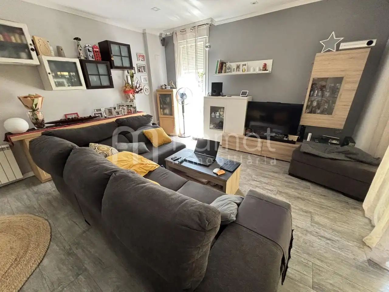 Sala de estar de Planta baja en venta en Montgat con Aire acondicionado, Calefacción y Parquet