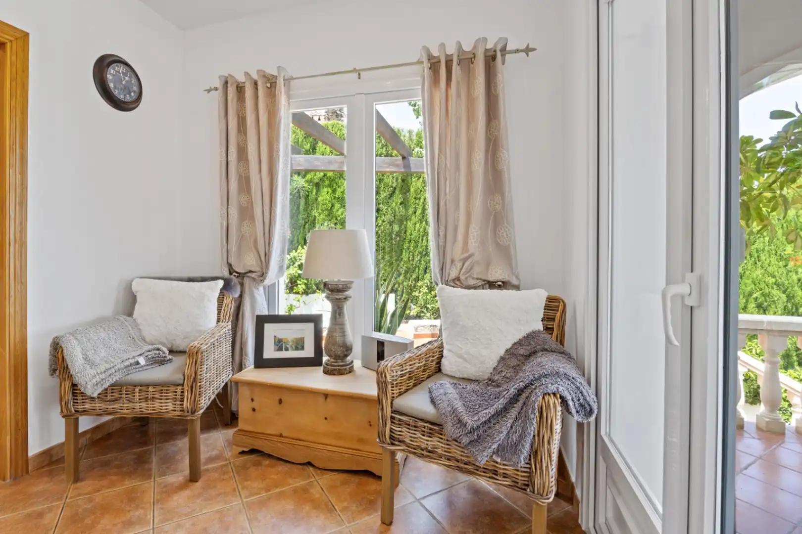 Living room of Houses for sale in Jávea / Xàbia  with Air Conditioner, Terrace and Swimming Pool