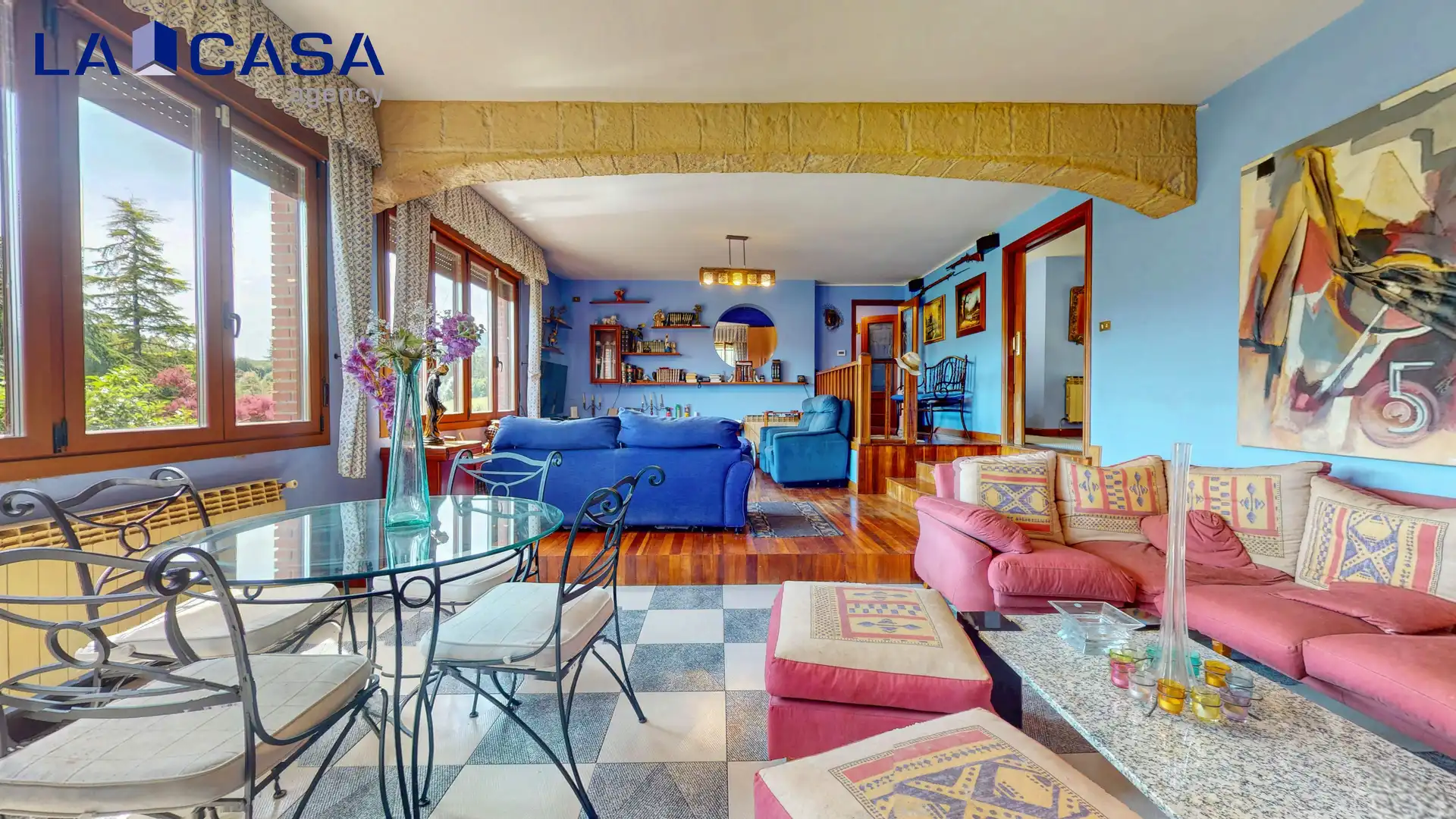 Sala de estar de Casa o chalet en venta en Urkabustaiz
