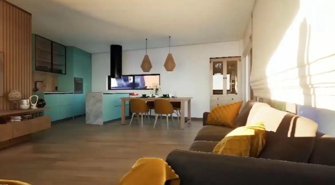 Wohnzimmer von Erdgeschoss zum Verkauf in Mataró mit Klimaanlage und Heizung