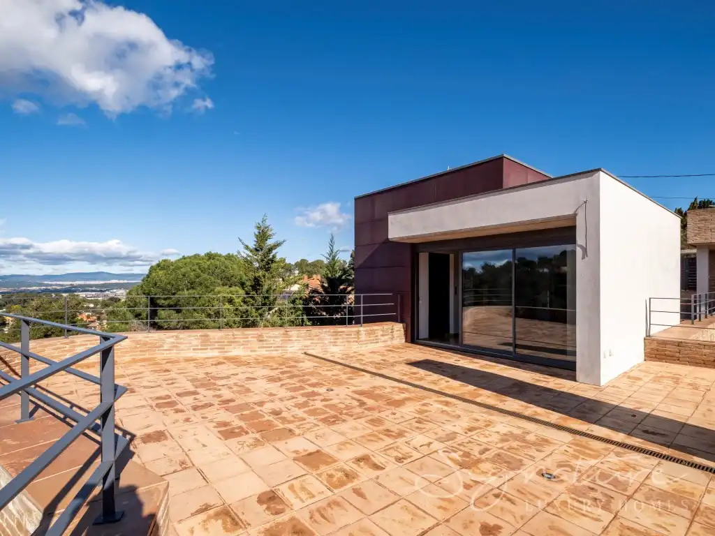 Terrassa de Casa o xalet en venda en Sant Cugat del Vallès amb Aire condicionat, Calefacció i Terrassa