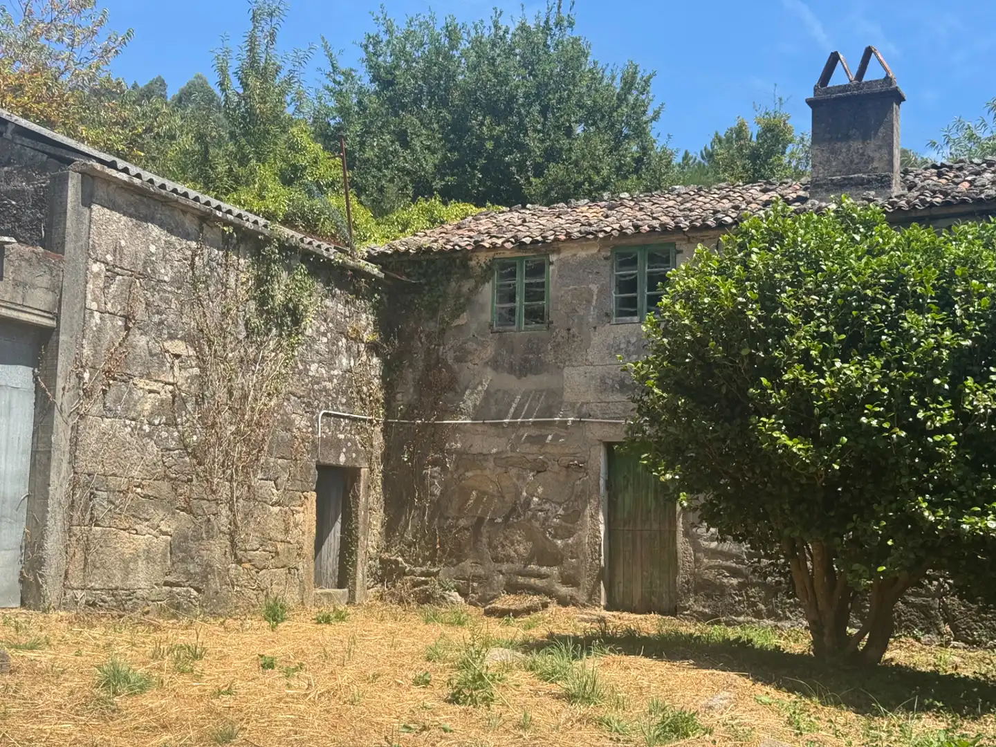 Vista exterior de Finca rústica en venta en Muros con Jardín privado y Terraza