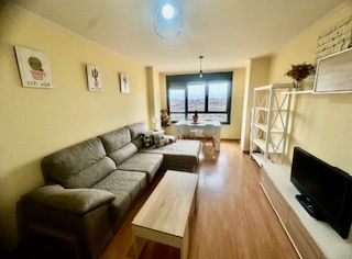 Sala d'estar de Apartament de lloguer en Villaquilambre amb Calefacció, Parquet i Terrassa