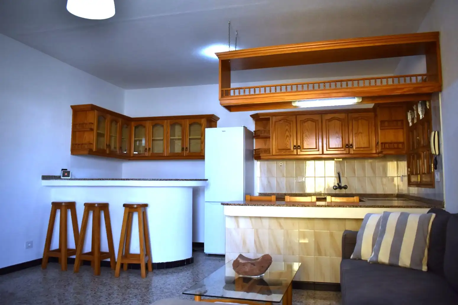 Cuina de Casa o xalet en venda en La Aldea de San Nicolás  amb Jardí privat, Terrassa i Piscina