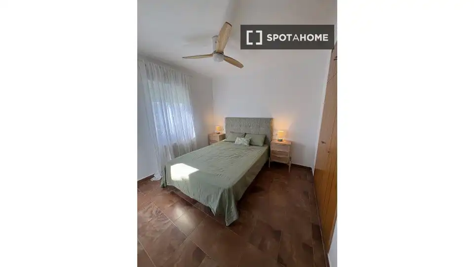 Habitación de Apartamento para compartir en El Portil con Aire acondicionado, Calefacción y Terraza