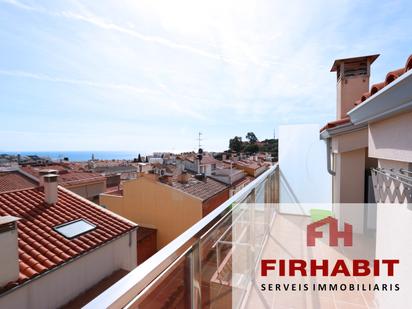 Balcony of Attic for sale in Canet de Mar  with Air Conditioner, Terrace and Balcony