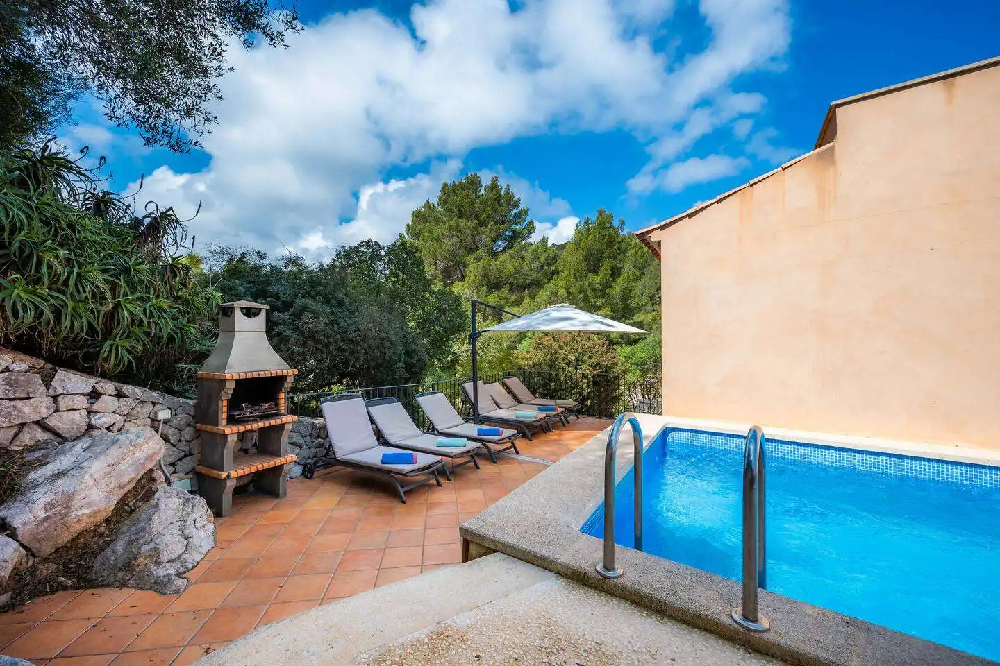 Piscina de Casa o chalet de alquiler en Capdepera con Aire acondicionado, Terraza y Amueblado