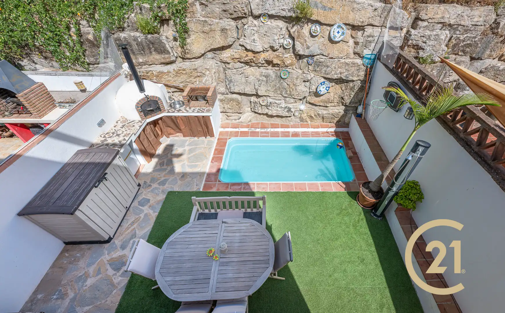 Terrassa de Casa adosada en venda en Marbella amb Aire condicionat, Jardí privat i Terrassa