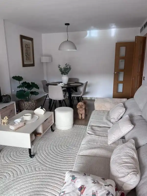 Sala d'estar de Pis de lloguer en Dénia amb Aire condicionat, Calefacció i Terrassa