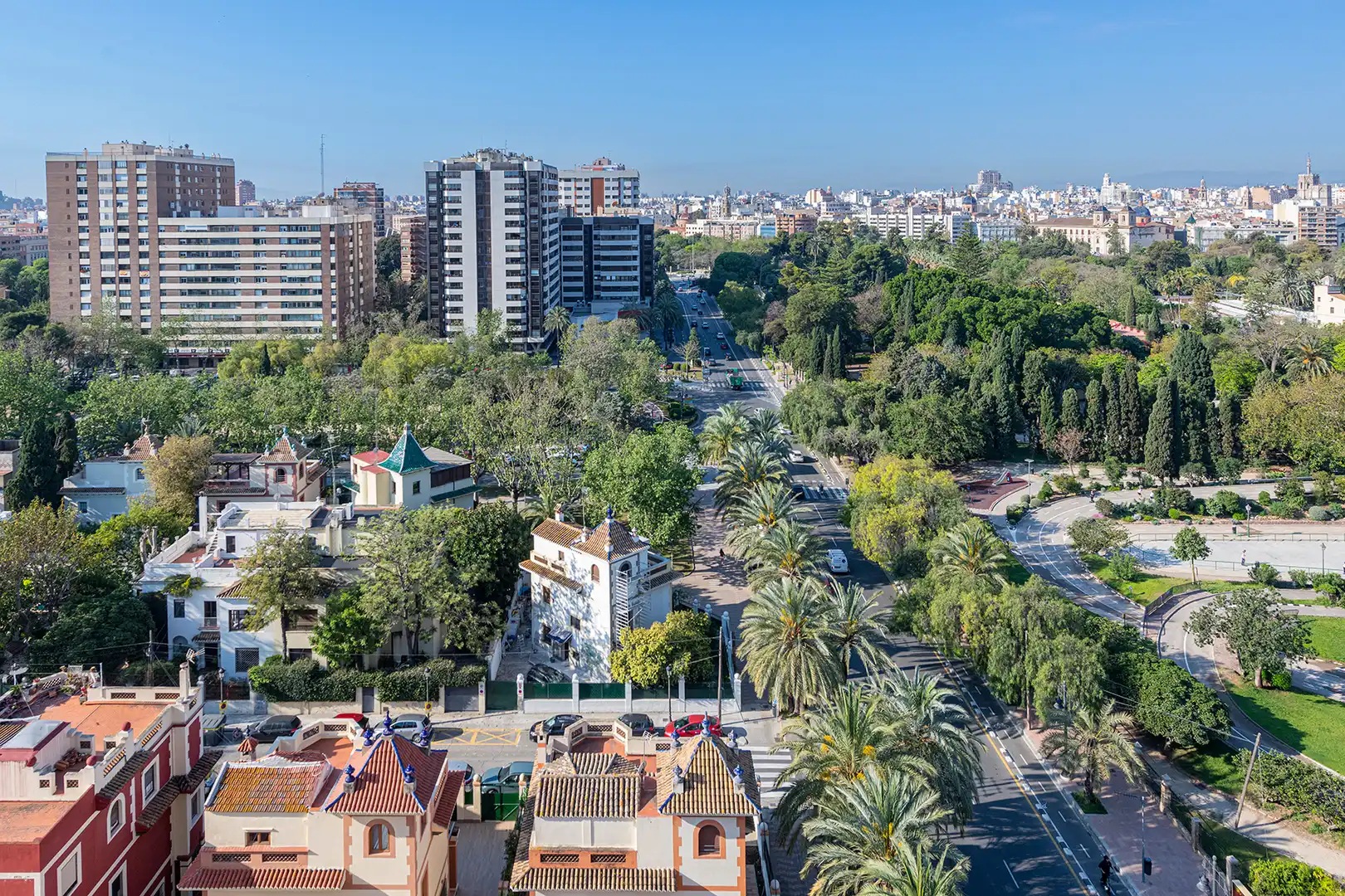 Vista exterior de Pis de lloguer en Valencia amb Aire condicionat, Calefacció i Jardí privat