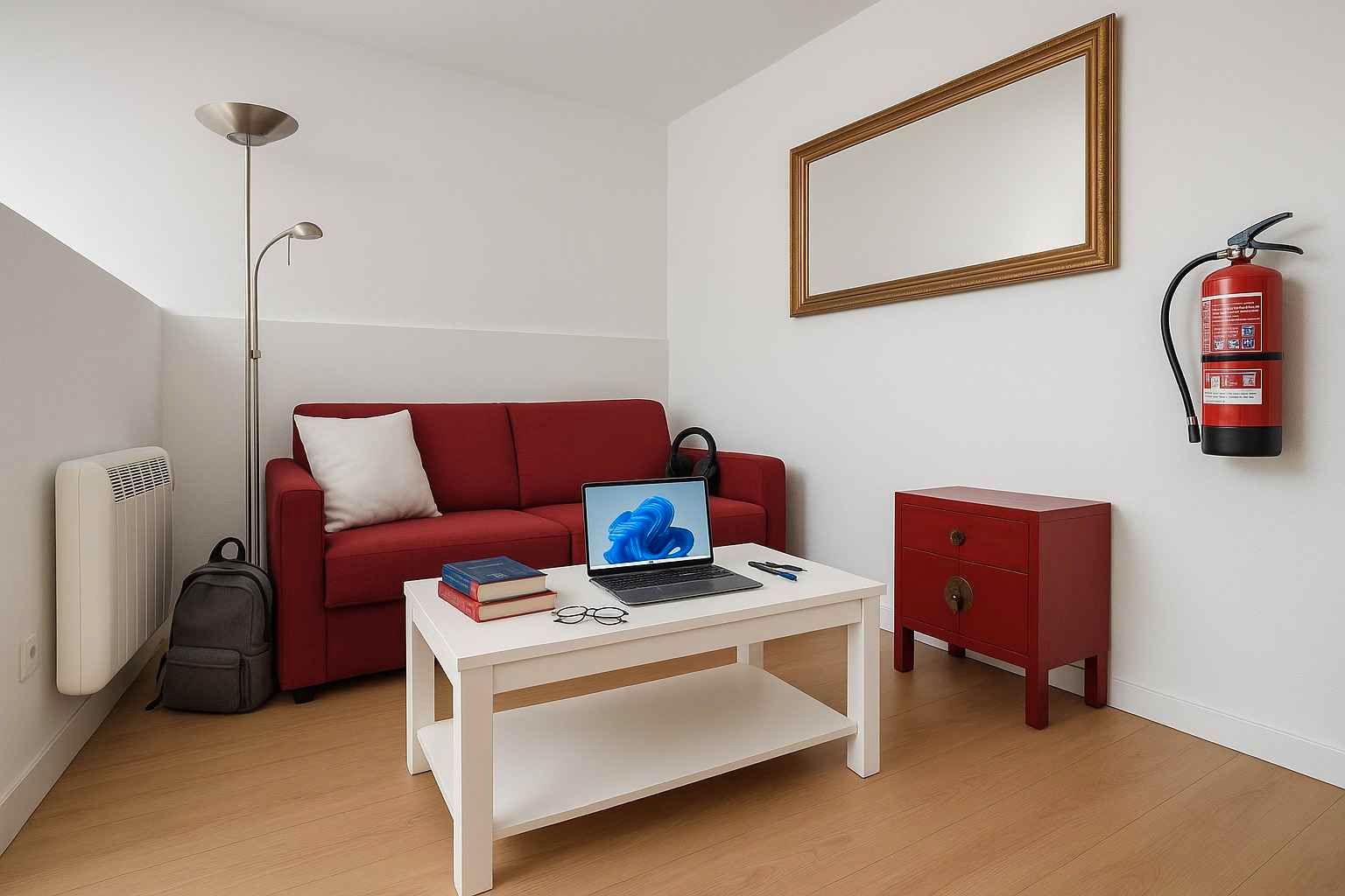 Living room of Flat to rent in Santander  with Heating, Furnished and Oven