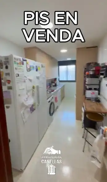 Küche von Wohnung zum Verkauf in Tàrrega mit Klimaanlage, Heizung und Terrasse