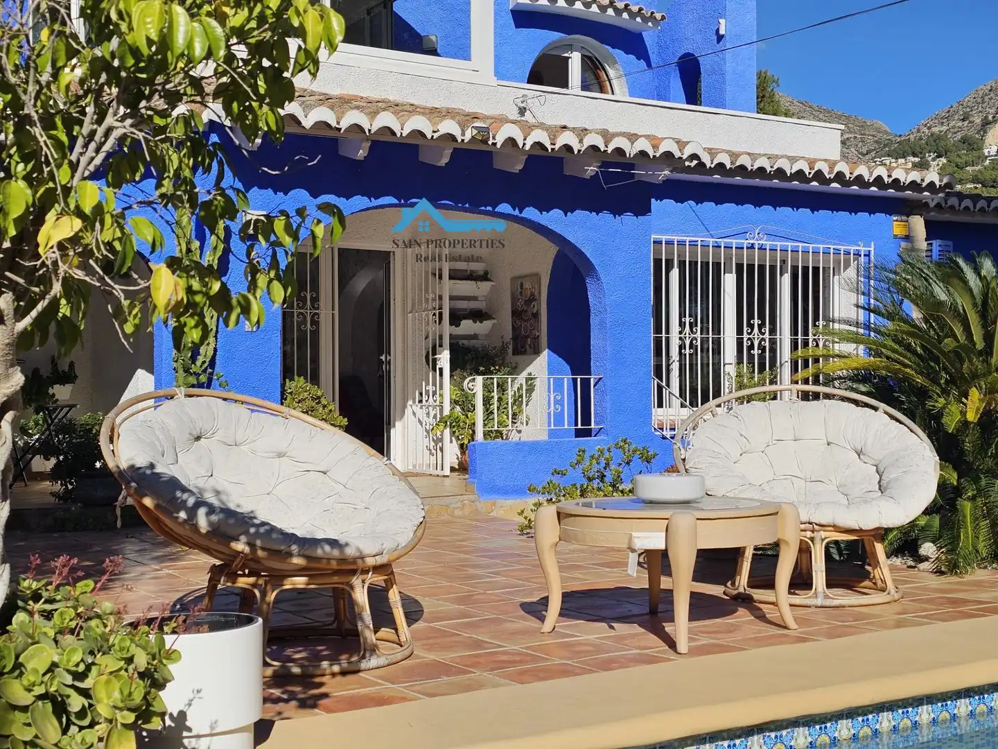 Terraza de Casa o chalet en venta en Altea con Aire acondicionado, Calefacción y Jardín privado