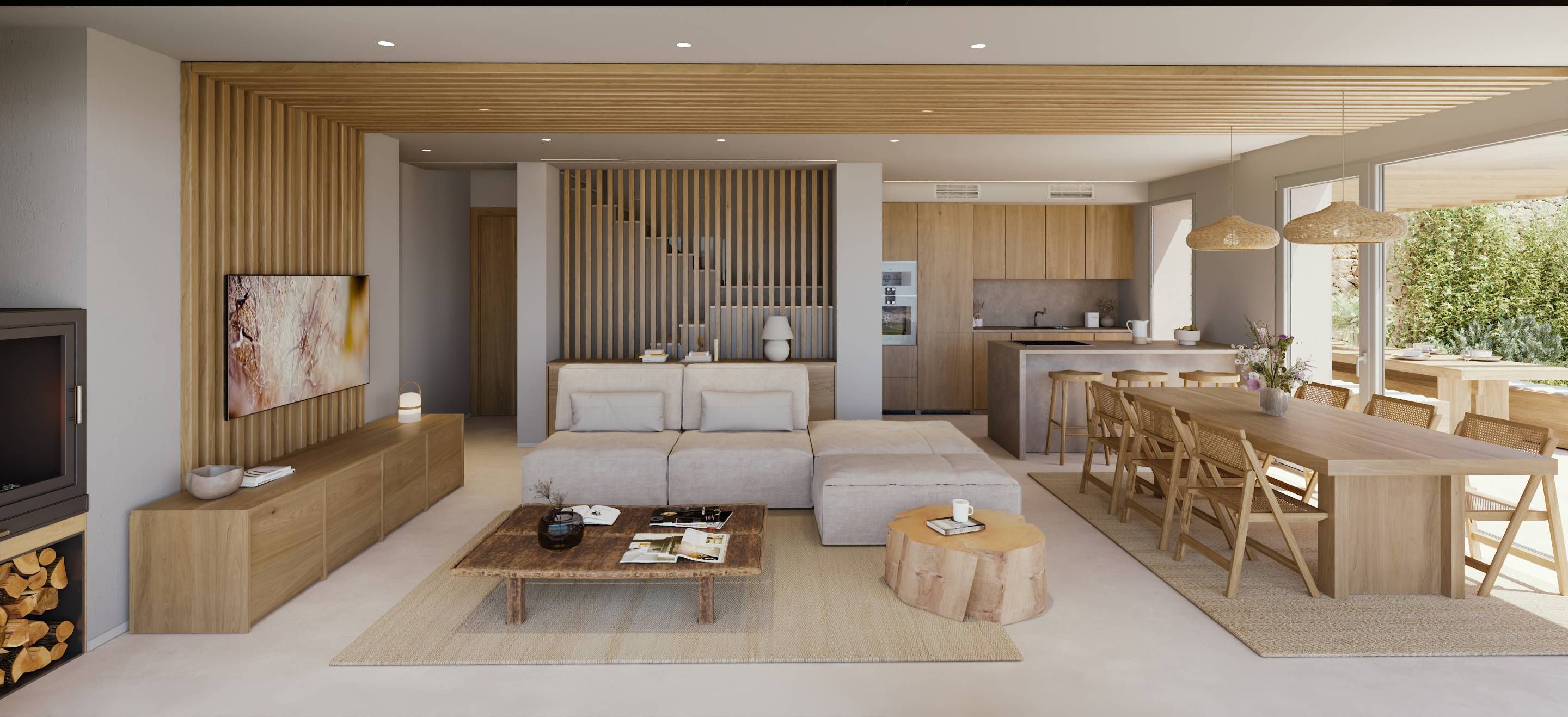 Living room of House or chalet for sale in Llíber  with Air Conditioner, Heating and Private garden