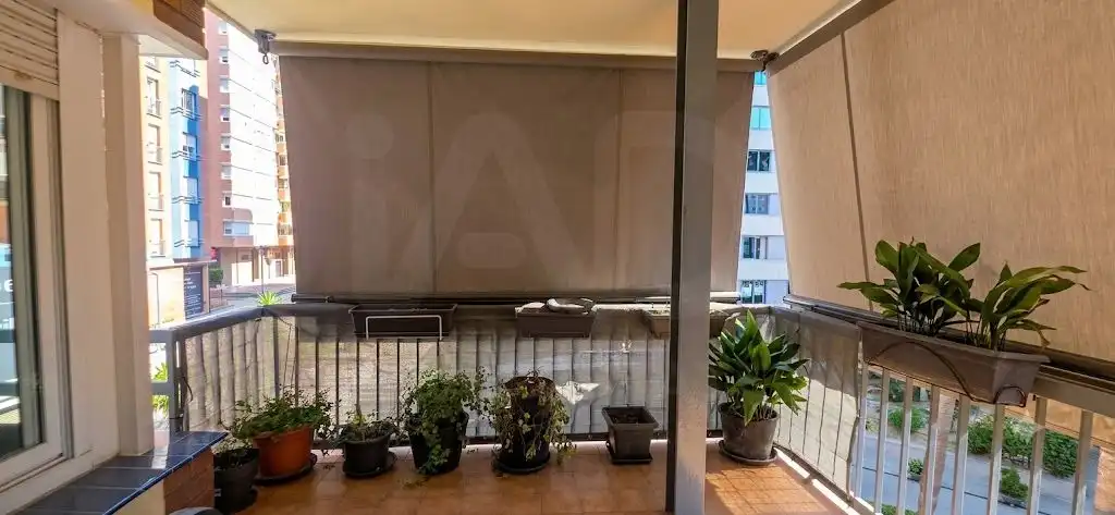 Balcony of Flat for sale in Barcelona  with Air Conditioner and Heating