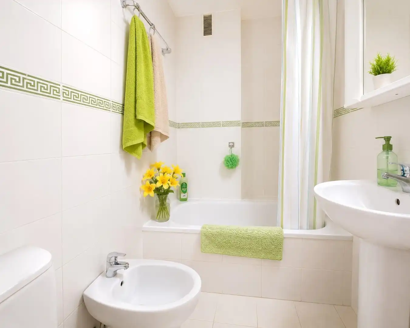 Badezimmer von Wohnung zum Verkauf in Marbella mit Terrasse und Gemeinschaftspool