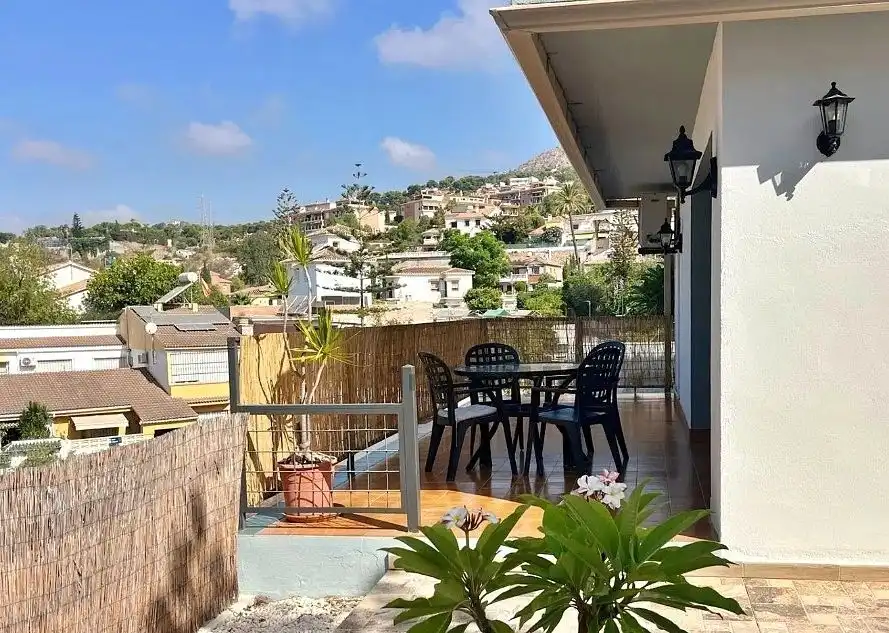 Terrasse von Wohnung zur Miete in Málaga mit Klimaanlage, Privatgarten und Terrasse