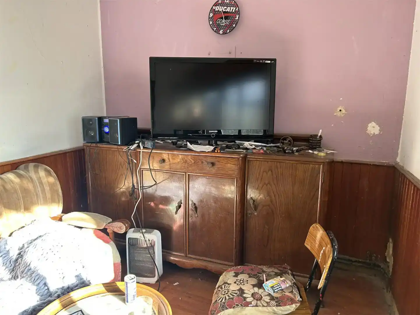 Sala d'estar de Planta baixa en venda en O Carballiño   amb Jardí privat, Traster i Moblat