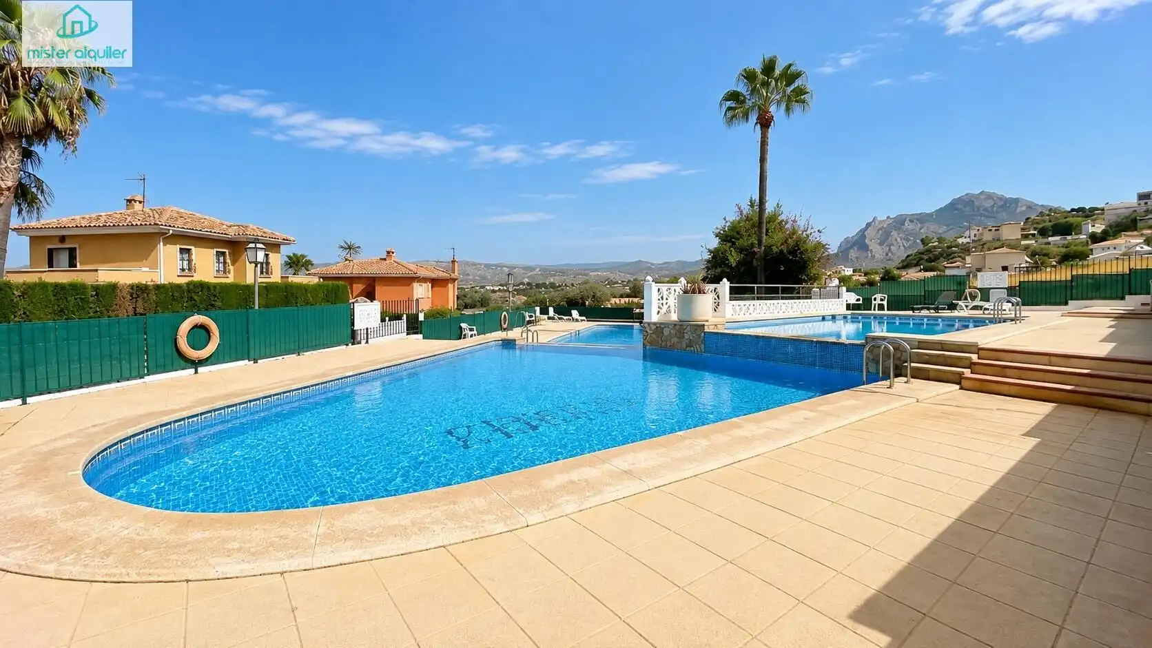 Swimming pool of Houses for rent in Busot  with Air Conditioner, Heating and Private garden