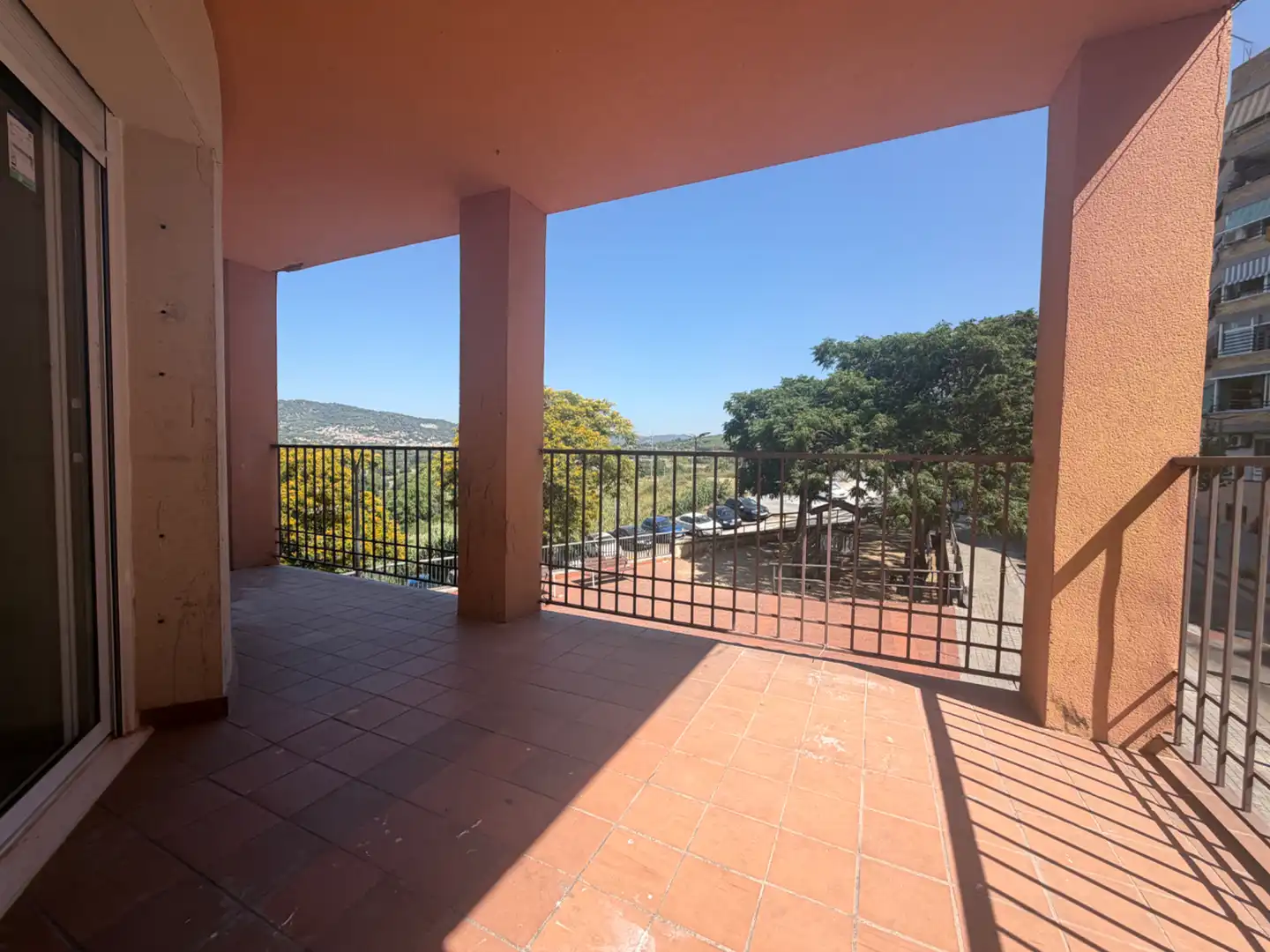 Terrasse von Wohnung zum Verkauf in Mataró mit Parkett, Terrasse und Balkon
