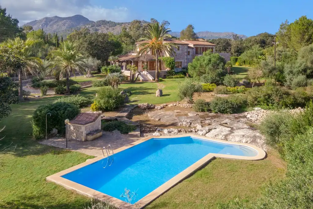 Jardín de Finca rústica en venta en Pollença con Aire acondicionado, Calefacción y Jardín privado