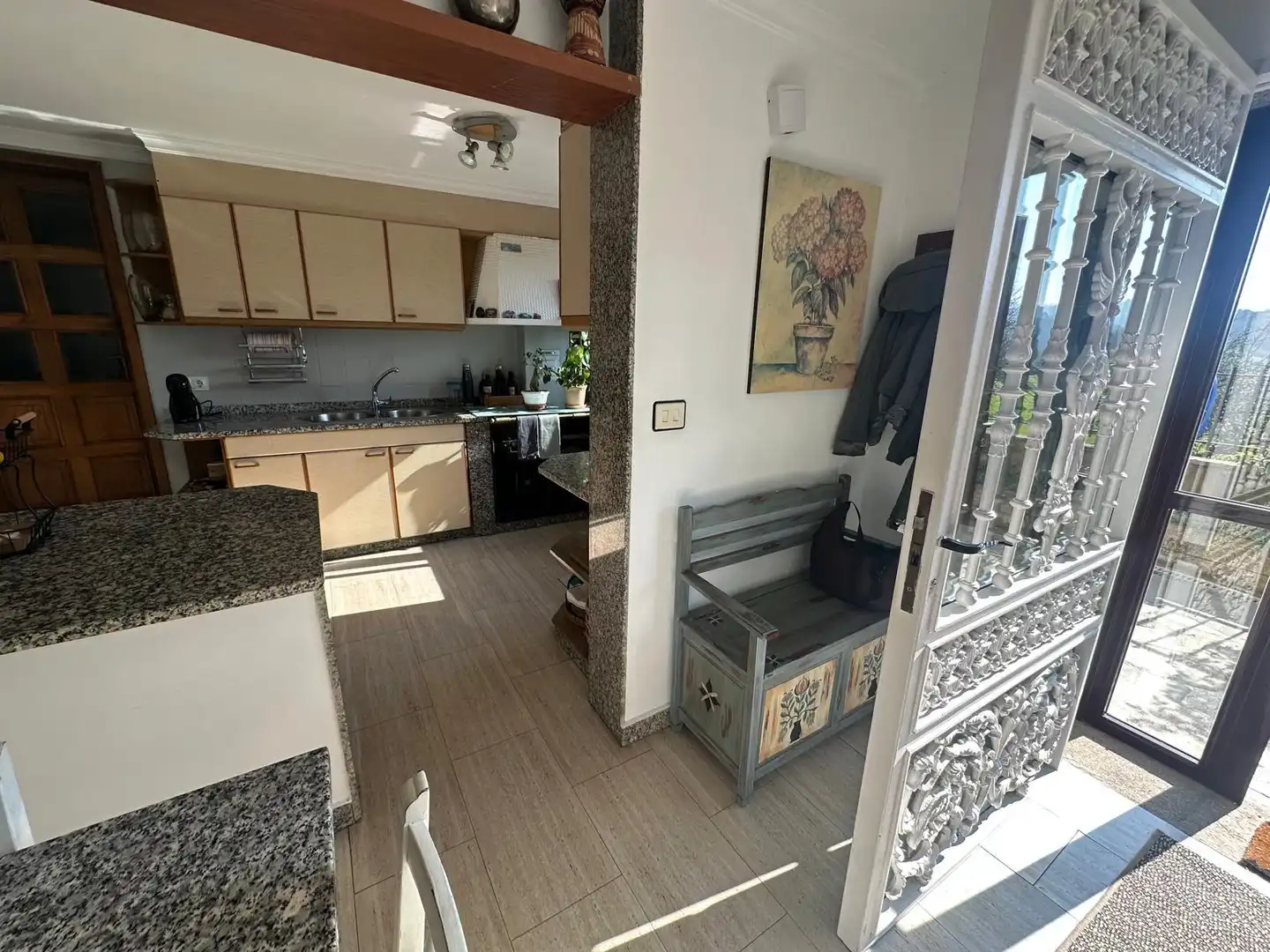 Cuina de Casa o xalet en venda en Allariz amb Calefacció, Jardí privat i Moblat