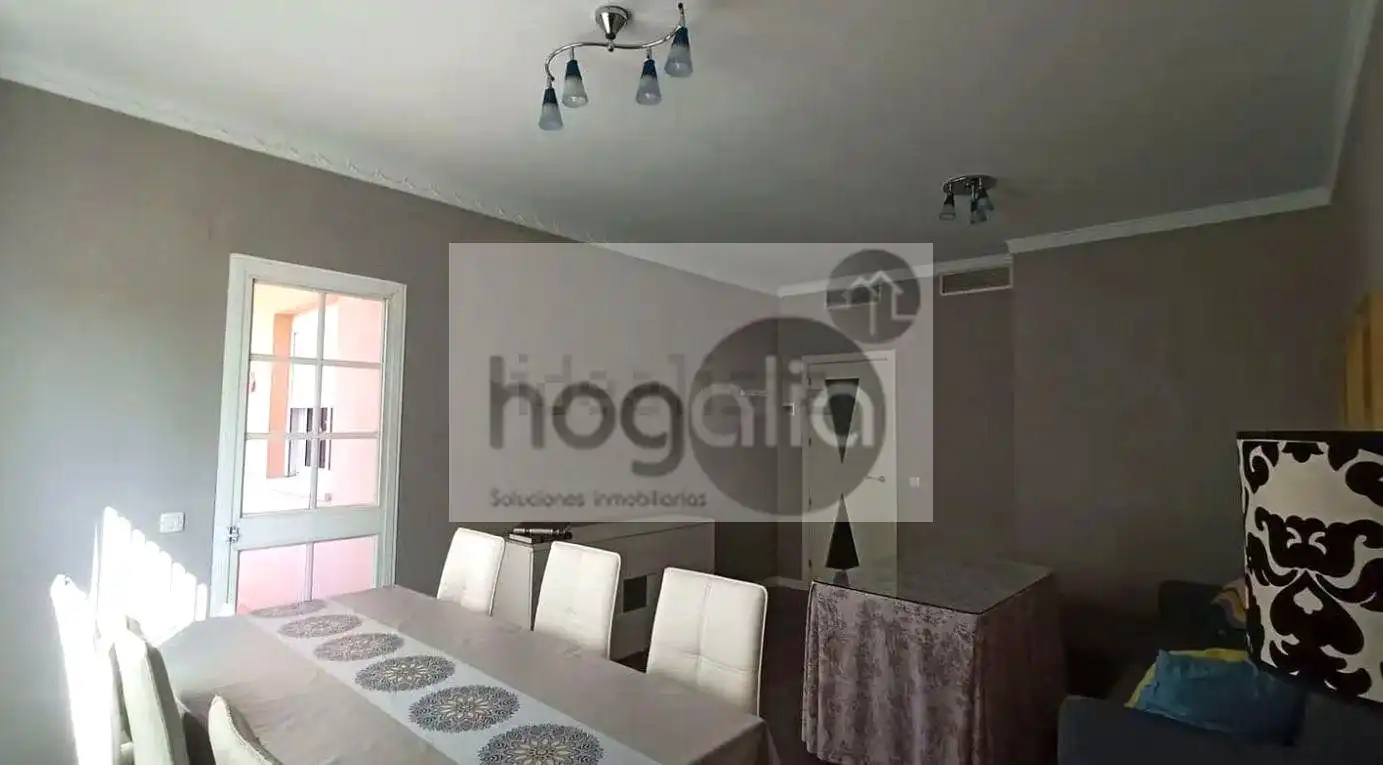 Dining room of Flat for rent in Sevilla  with Air Conditioner, Furnished and Community pool